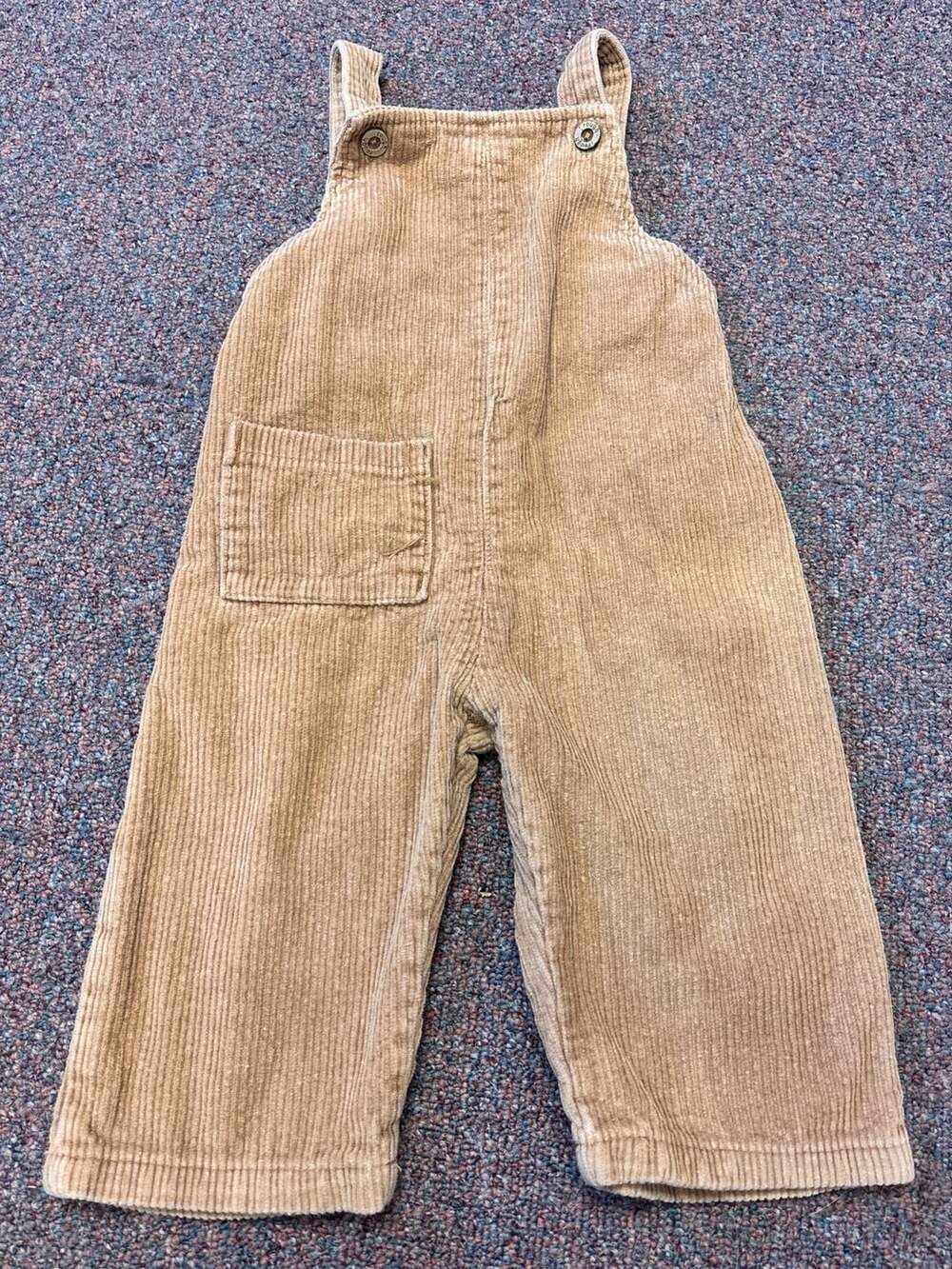 Adorbs Corduroy Overalls Tan Brown Kids 6 month